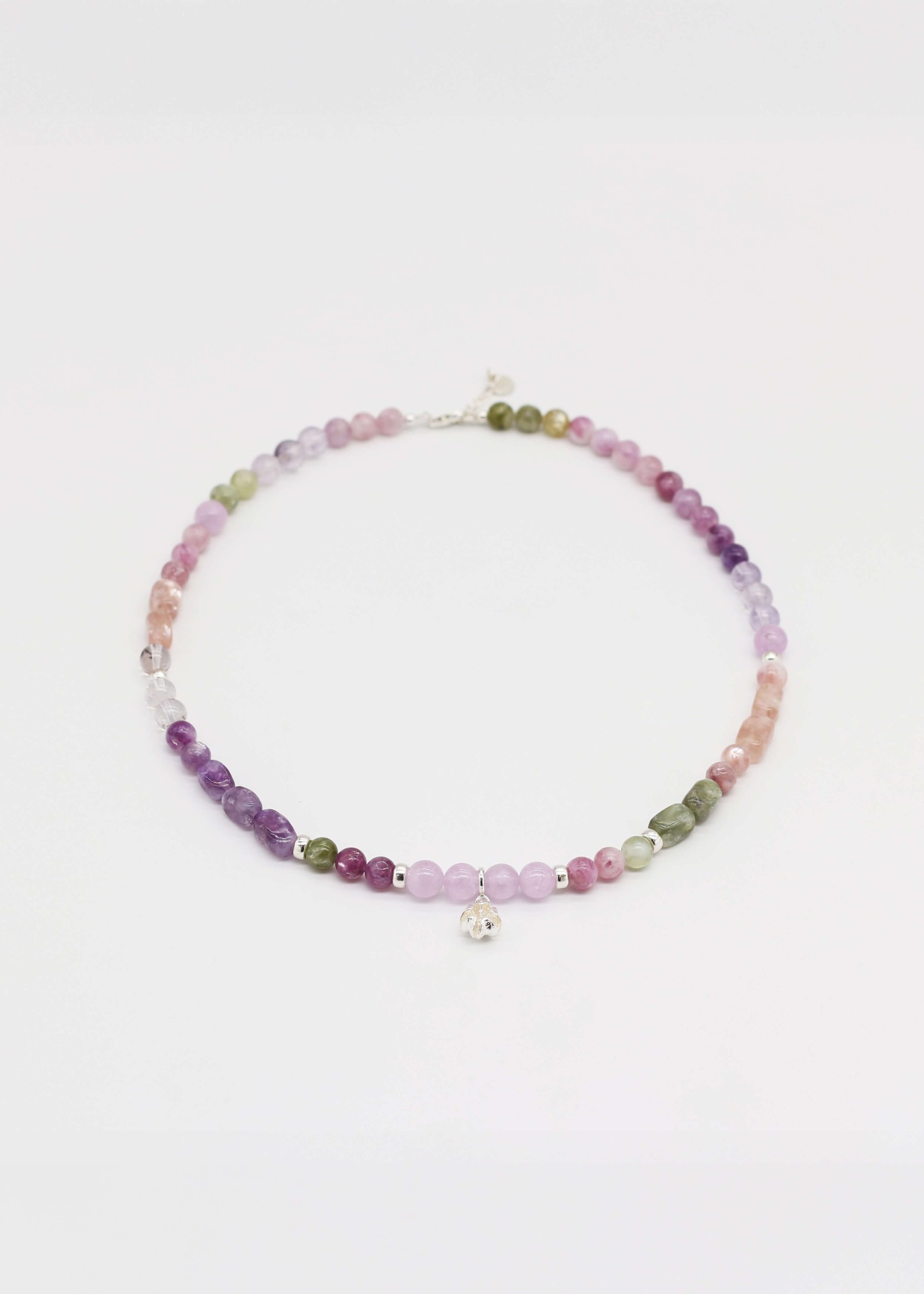 Crape Myrtle Fruit Natural Stone Necklace_1