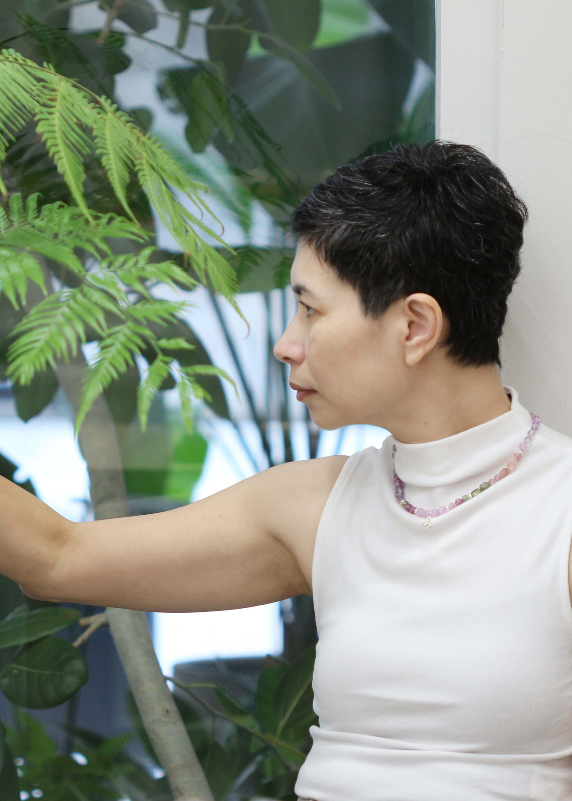 Crape Myrtle Fruit Natural Stone Necklace_6