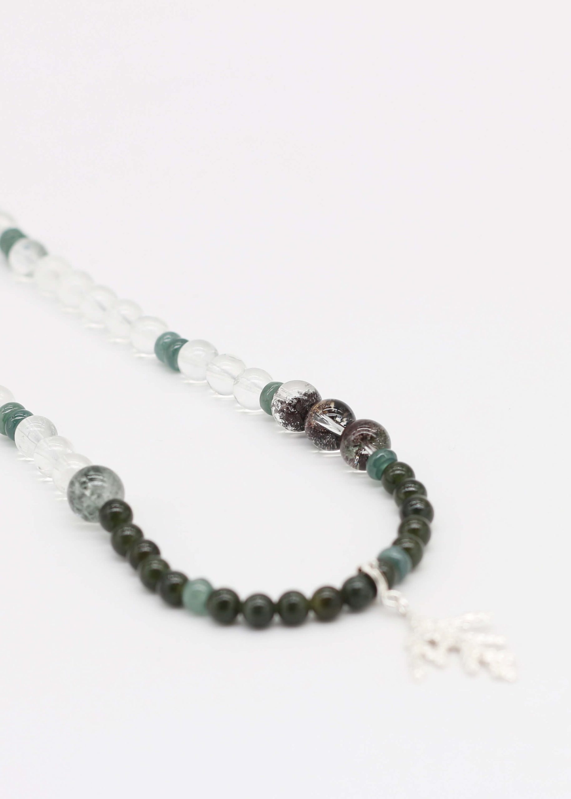 Golden Arborvitae Natural Stone Necklace_1