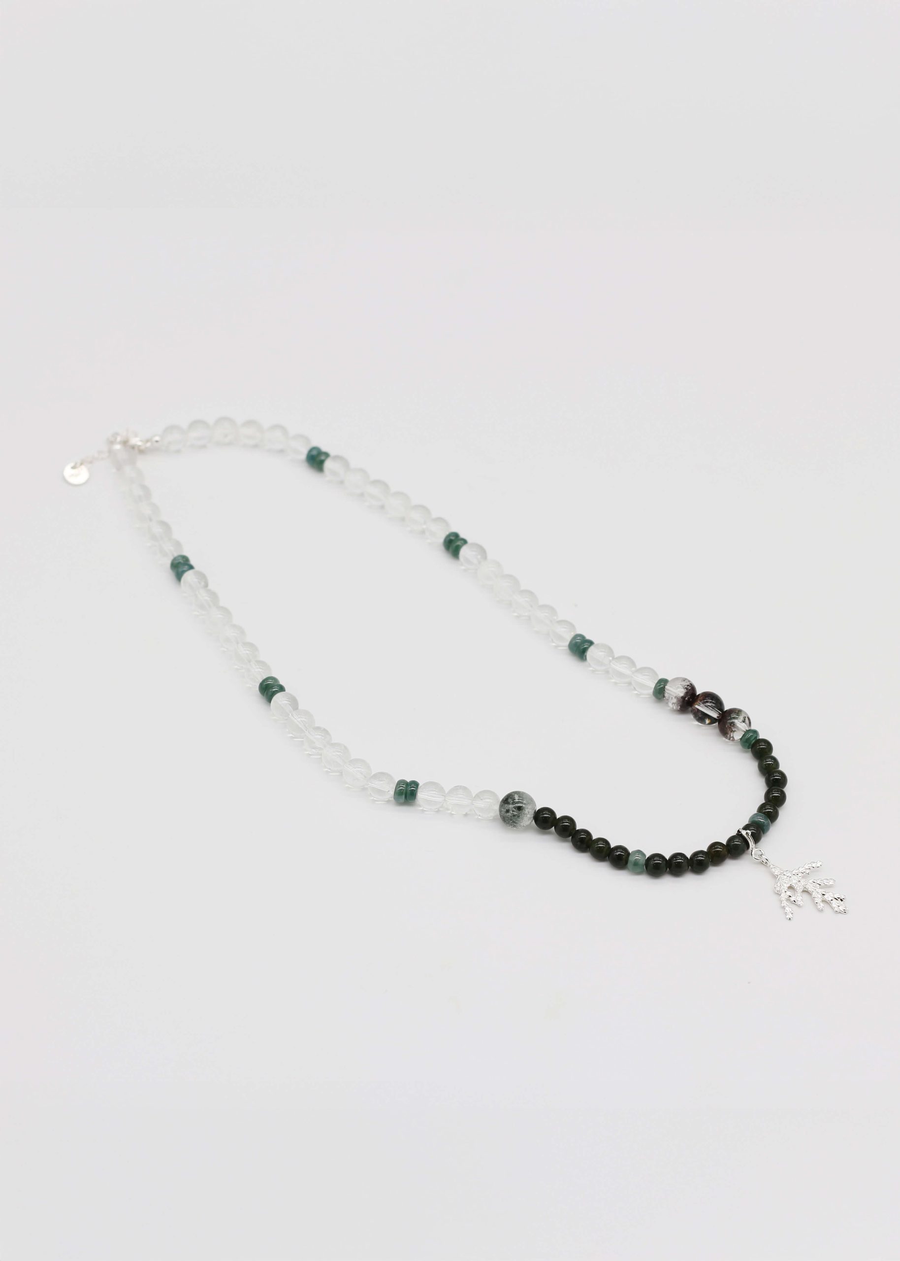 Golden Arborvitae Natural Stone Necklace_2