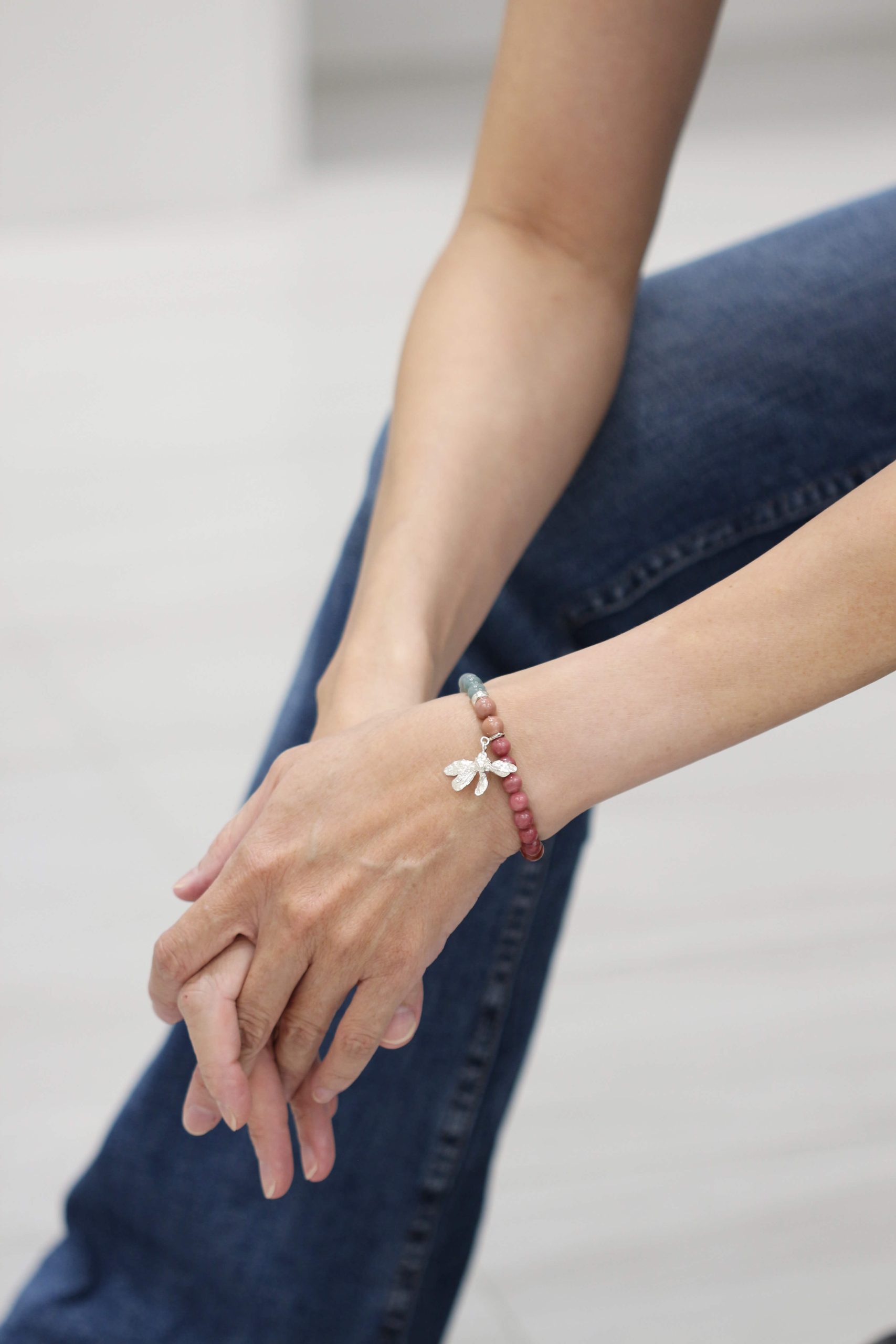 Six-Winged Fruit Natural Stone Bracelet_4